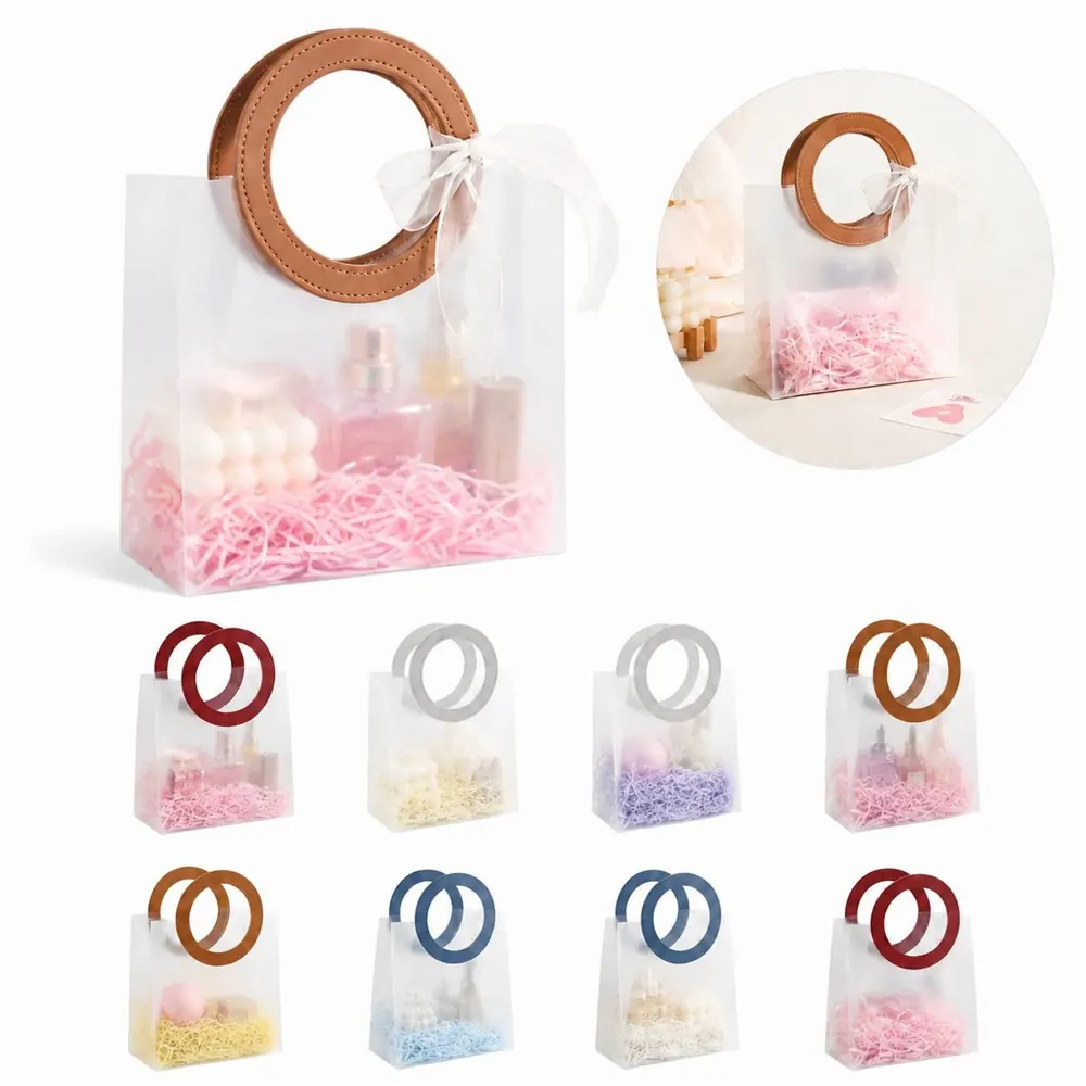 Frosted PP Tote Bag for Shopping, Travel & Storage 2