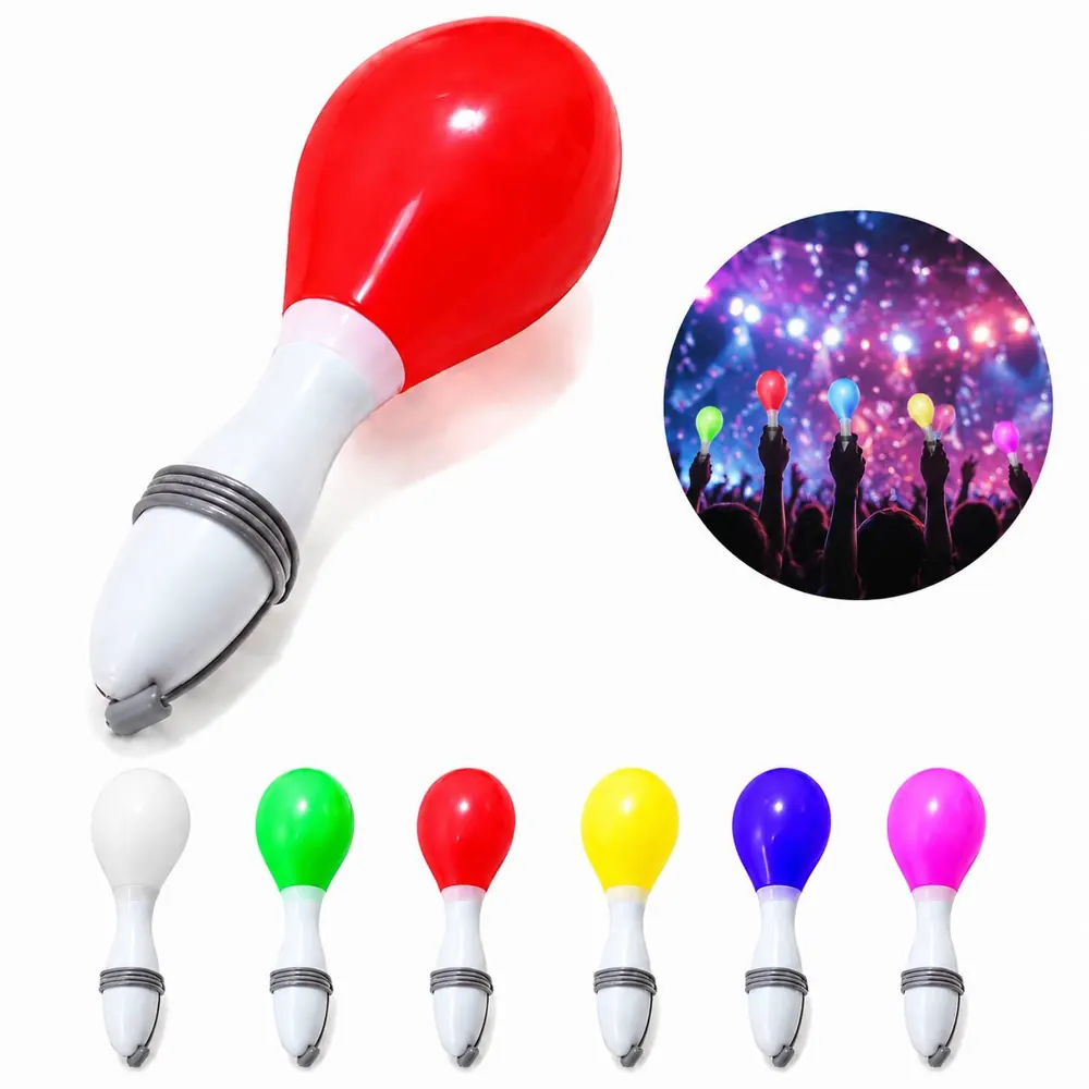 LED Maraca Musical Shaker with Colorful Light Up 2