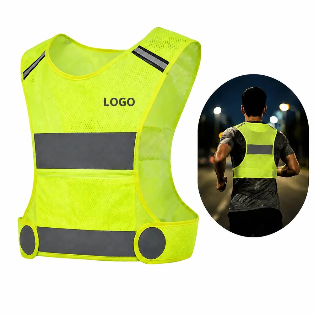Ultralight Breathable Mesh Reflective Safety Vest