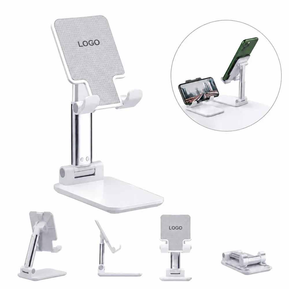 Adjustable Ergonomic Phone Stand for Desktop, Hands-Free