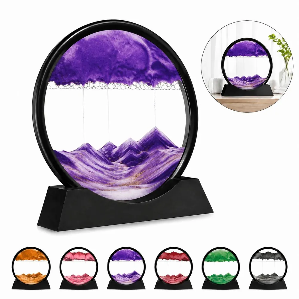 3D Moving Sand Art Picture for Relaxing Home Decor 2