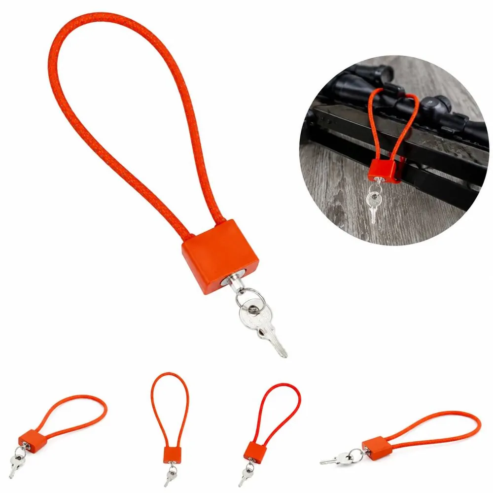 Heavy Duty Cable Gun Lock with Keys for Firearm Safety 2