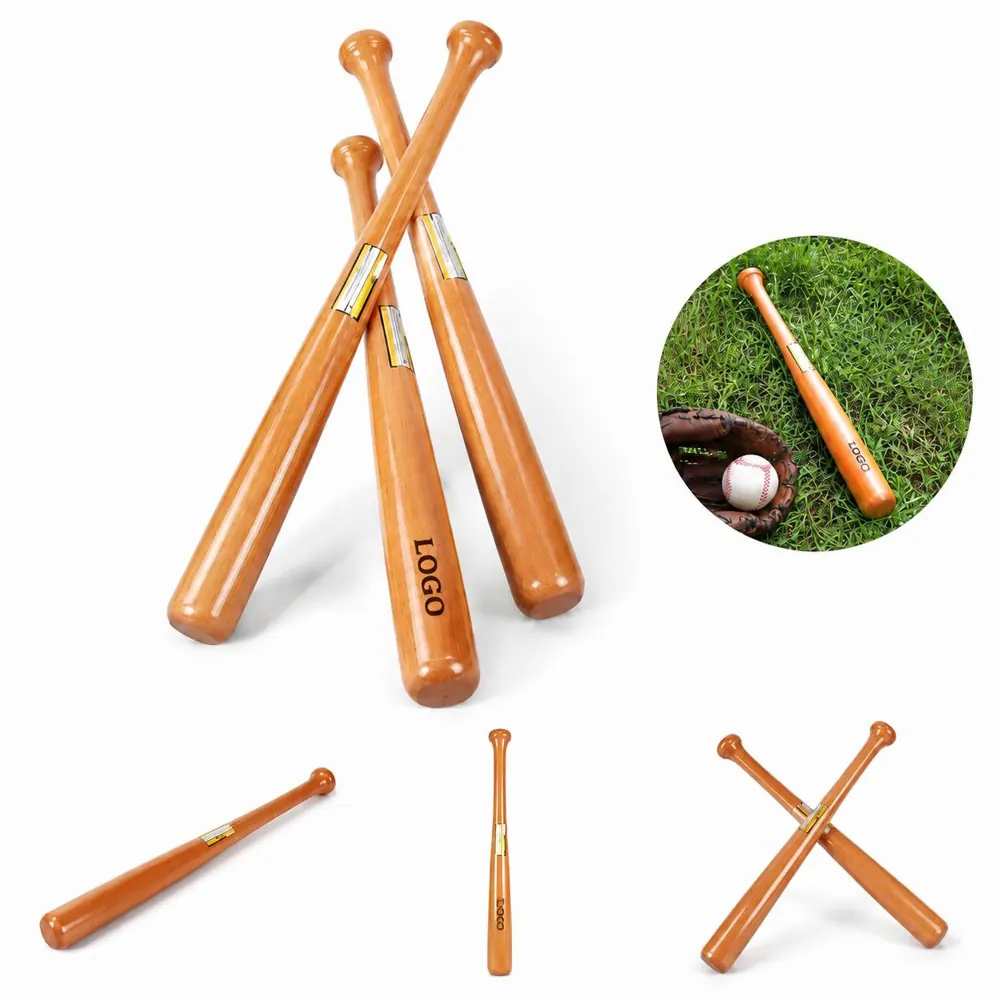 Solid Wood Baseball Bat for Strength Training & Swing