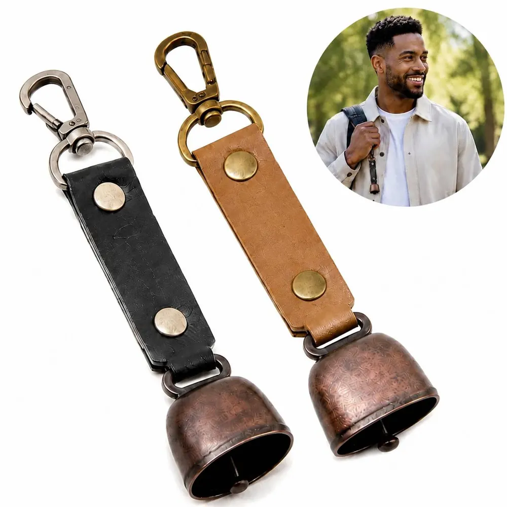 Bear Safety Hiking Bell Pendant for Outdoor Backpack 2