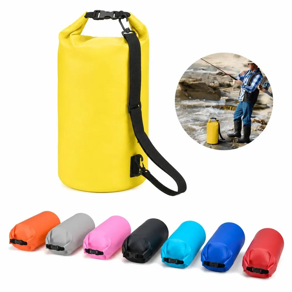 10L PVC Waterproof Dry Bag with Shoulder Strap 2