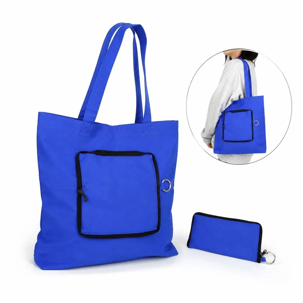 Foldable Non-Woven Shopping Tote Bag for Market & Grocery 2