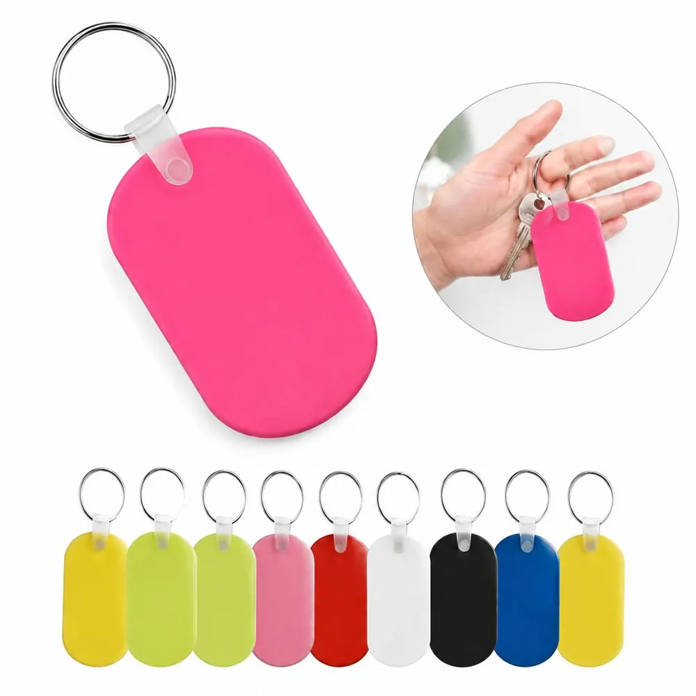 Flexible PVC Key Tag with Sturdy Metal Ring for Everyday Use 2