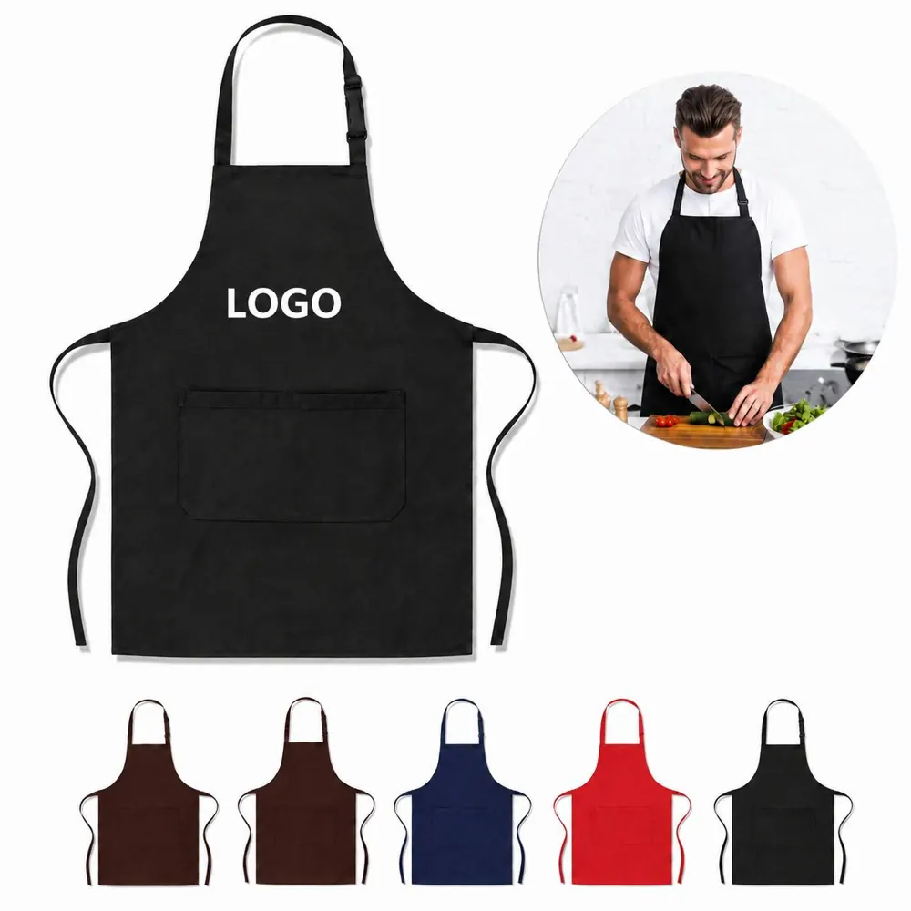 Adjustable Waterproof Pocket Apron for Cooking, Cleaning