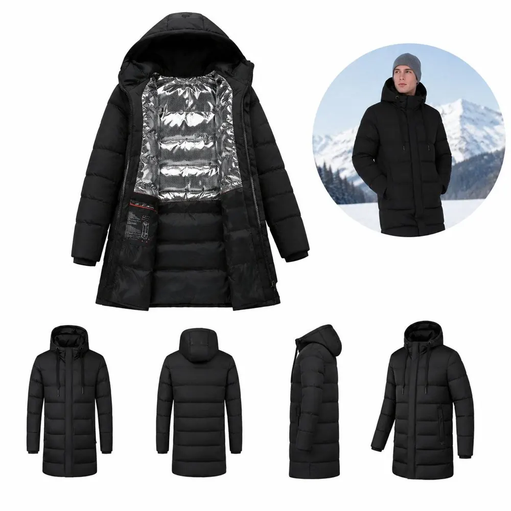 USB Heated Jacket 3-Zone with Battery Pack for Outdoor 2