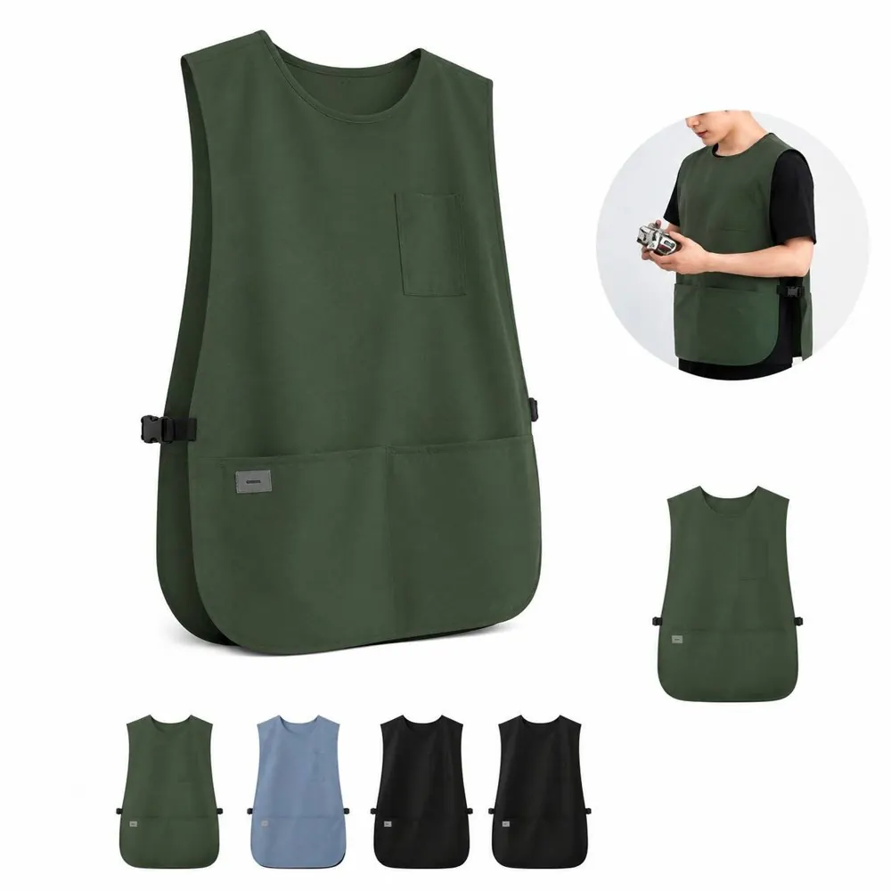 Waterproof Kitchen Vest Apron with Pockets for Cooking 2
