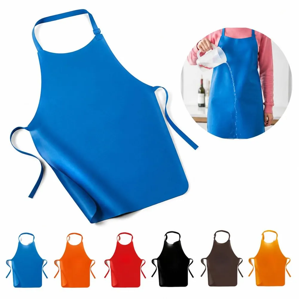 Disposable Non-Woven Water-Resistant Apron with Adjustable 2