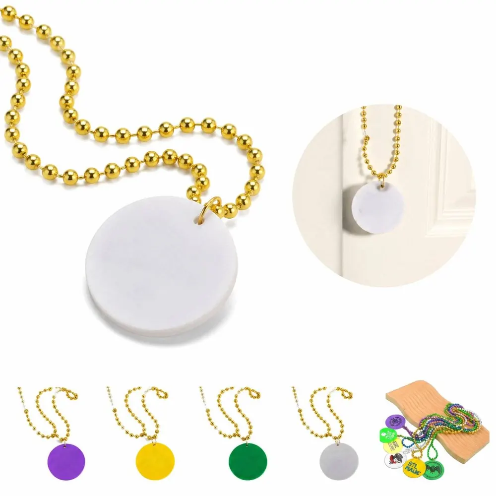 Personalized Beads Necklace Party Decoration, Colorful 2