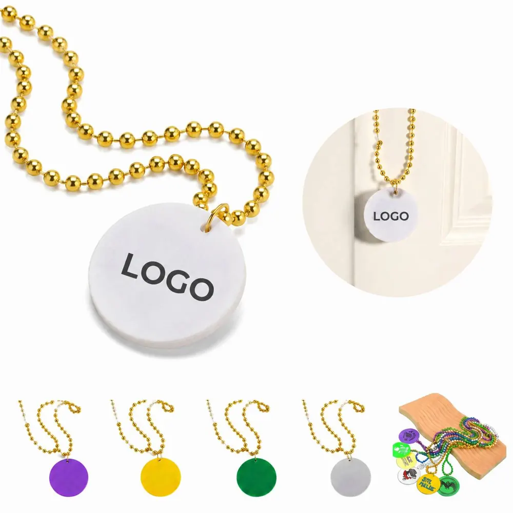 Personalized Beads Necklace Party Decoration, Colorful