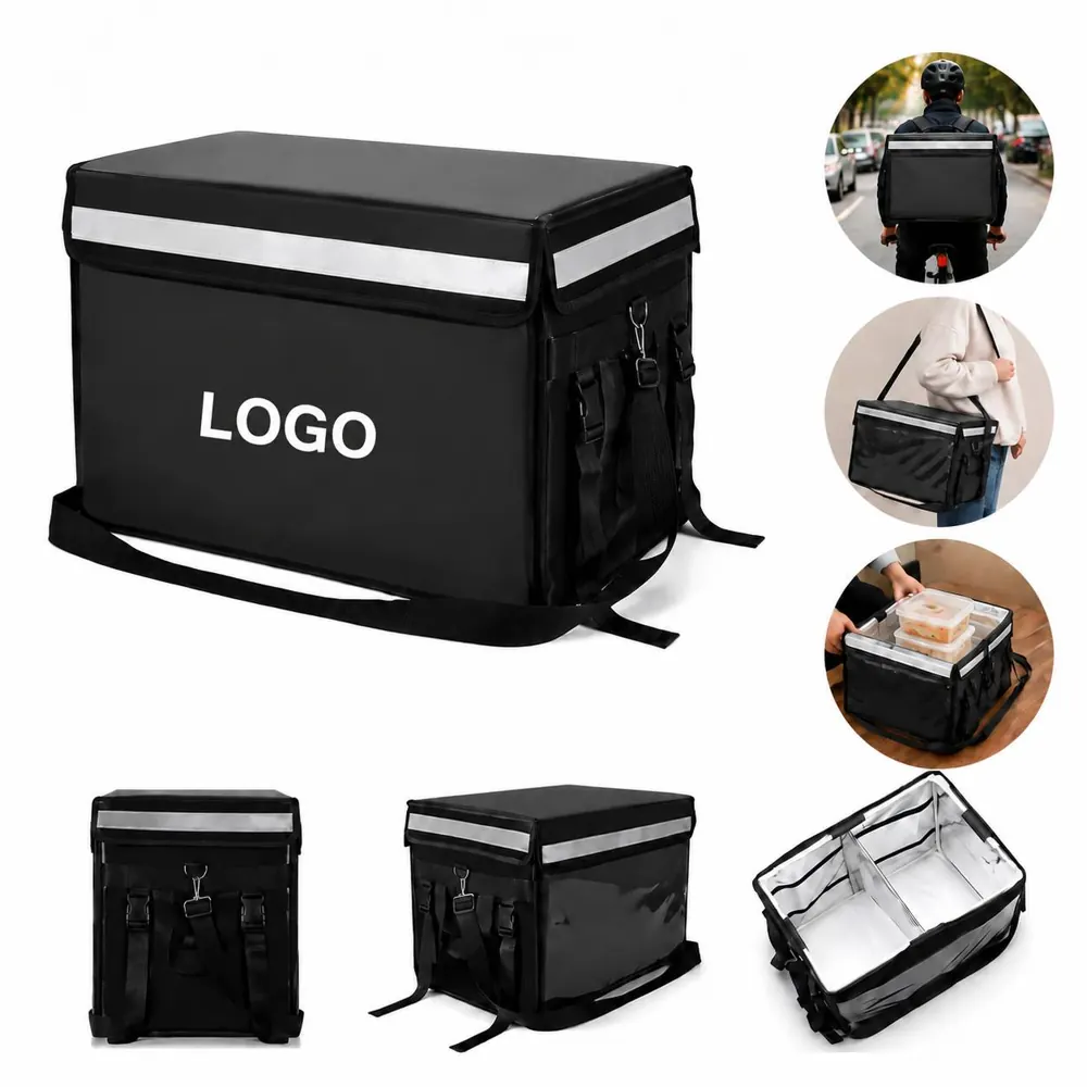 Insulated Food Delivery Bag with Thermal Lining