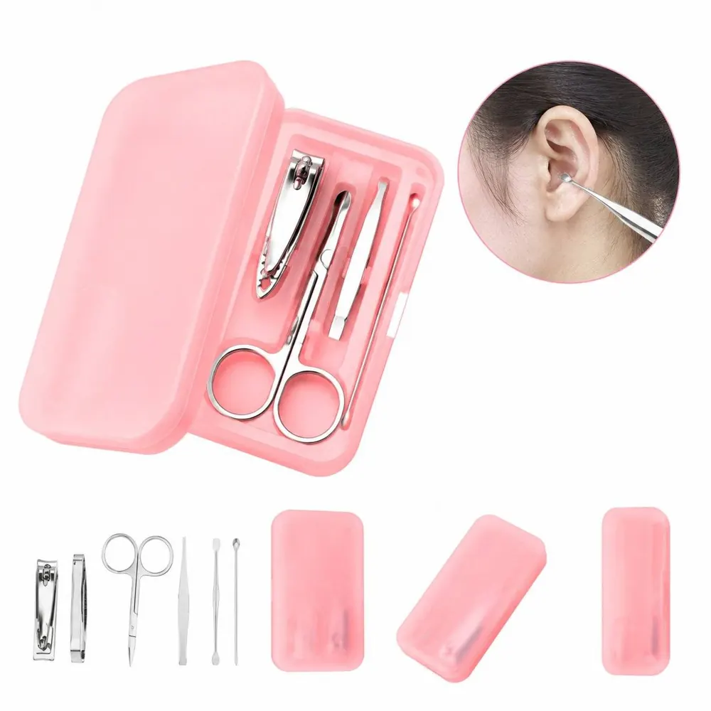 4-in-1 Stainless Steel Manicure Set, Foldable Travel Nail 2