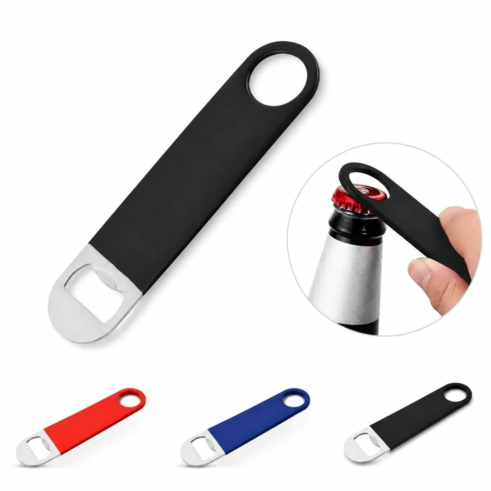 Colorful Stainless Steel Flat Bottle Opener for Beer 2