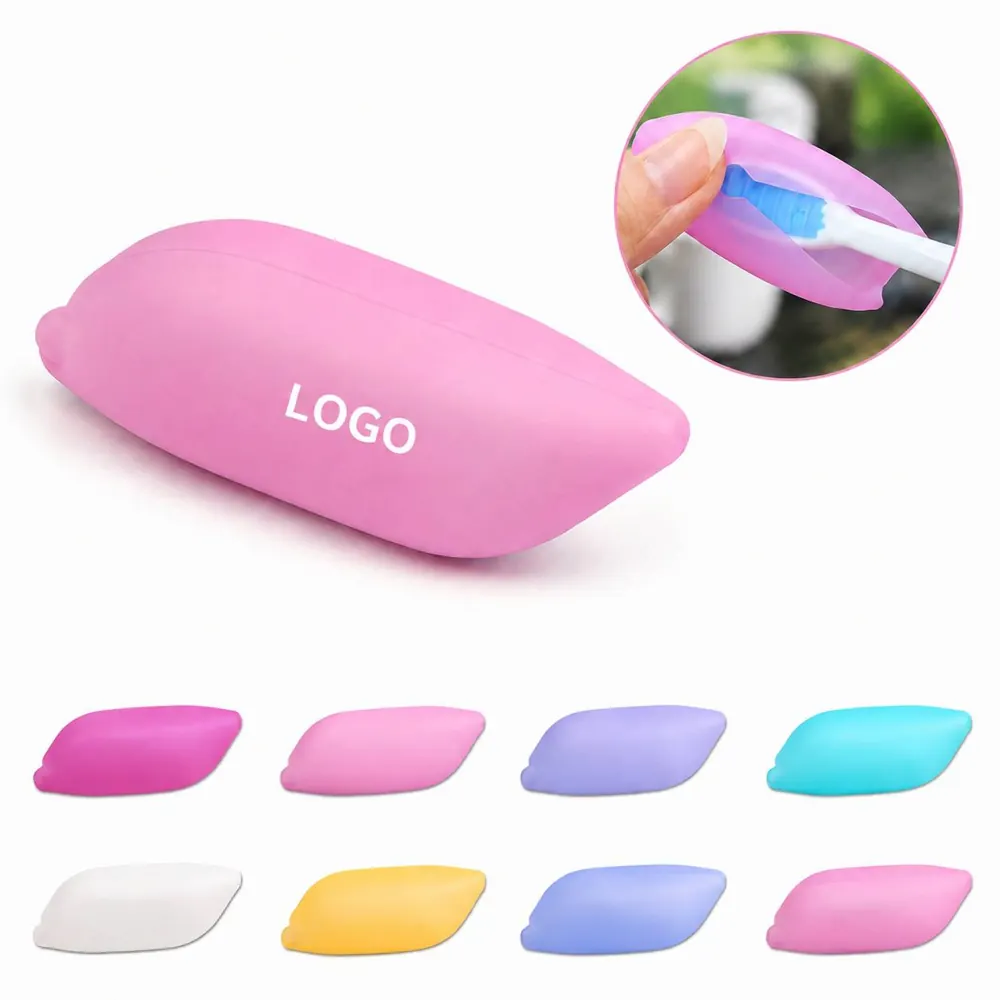 Portable Silicone Toothbrush Holder, Candy-Colored Wall