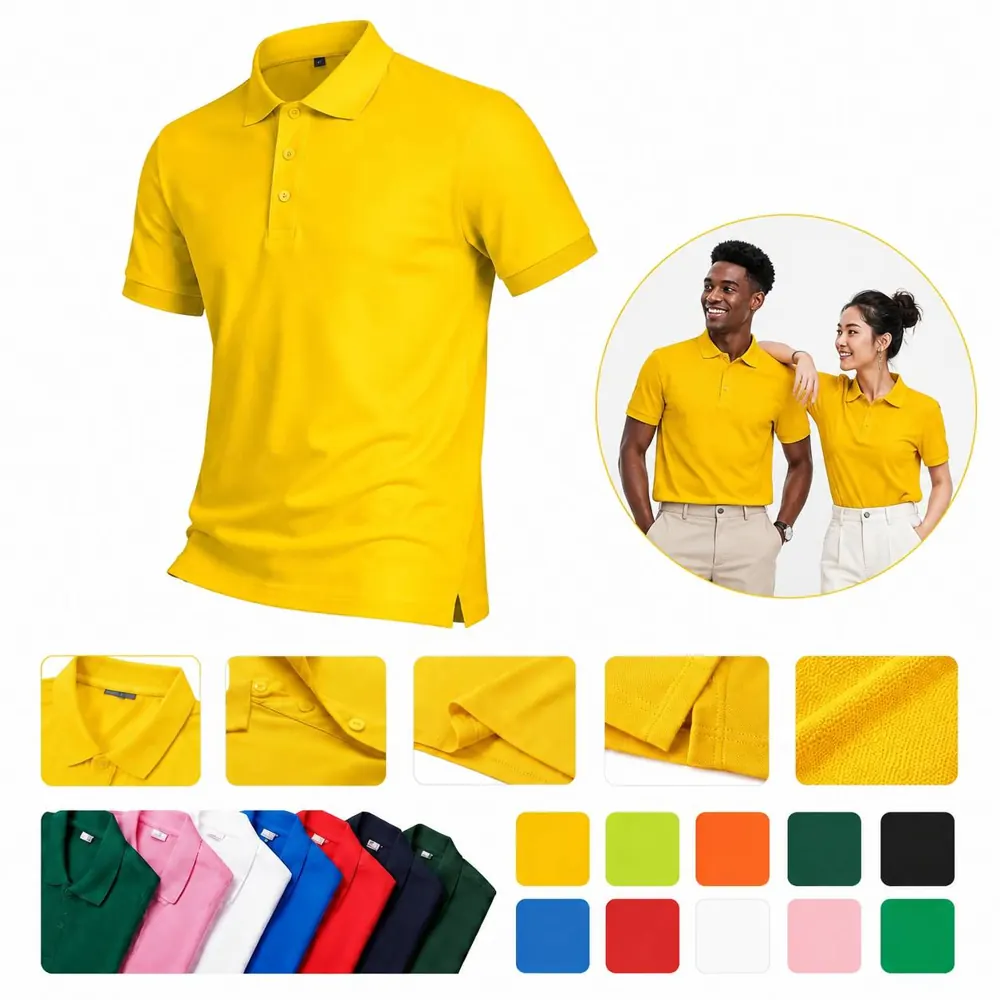 Soft Breathable Cotton Polo Shirt for Casual & Semi-Formal 2