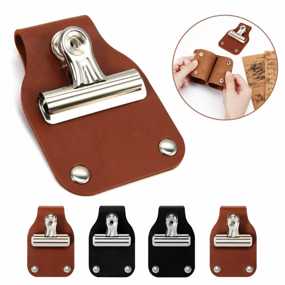 Equestrian Leather Number Holder Clip for Horse Show 2