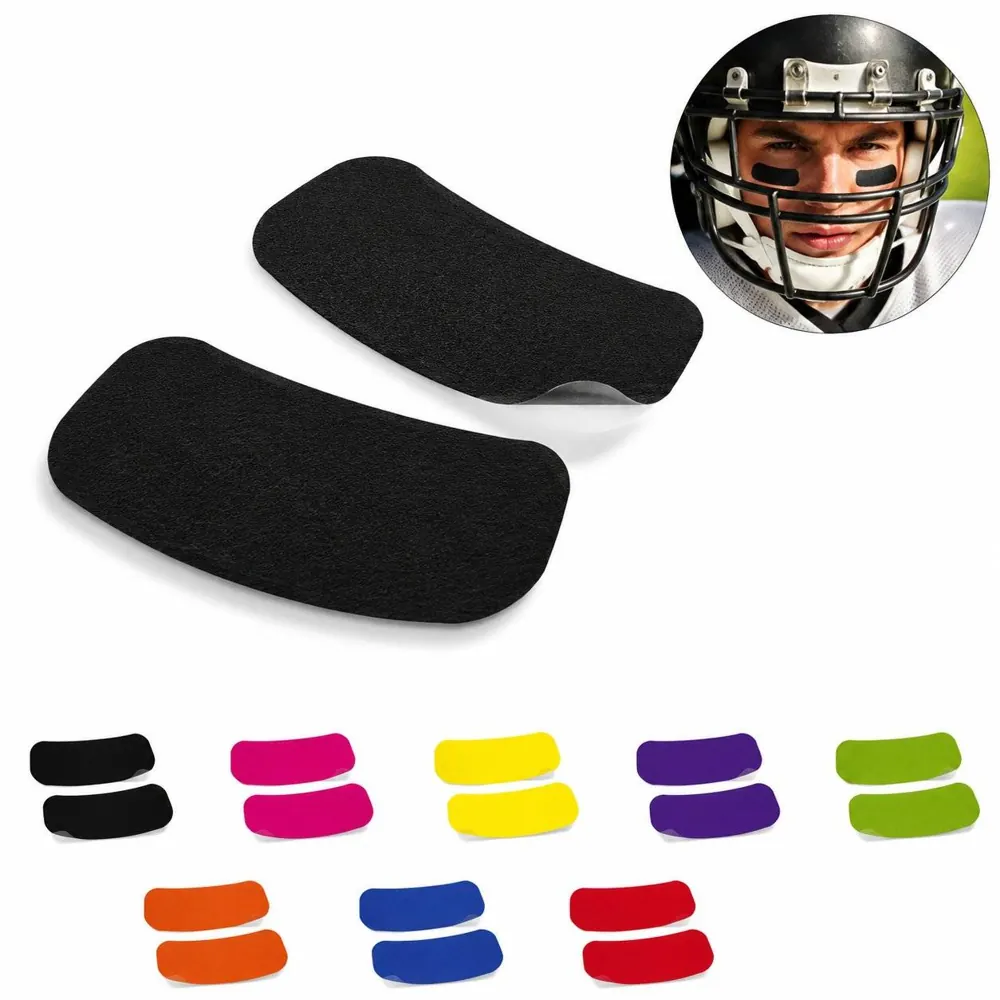 Matte Finish Eye Black Sticker Sports Anti-Glare Strips 2
