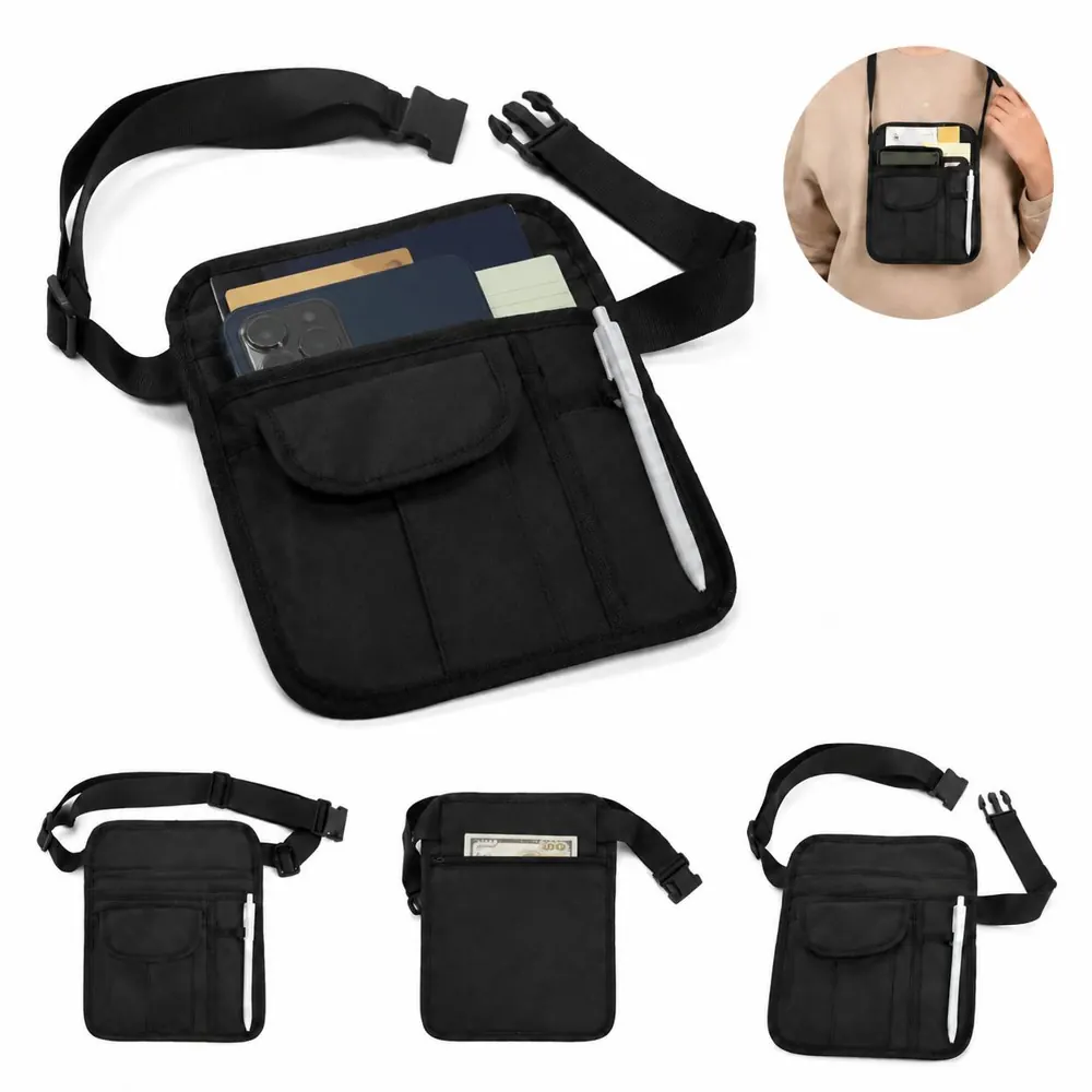 Canvas Waist Server Pouch with Adjustable Strap 2