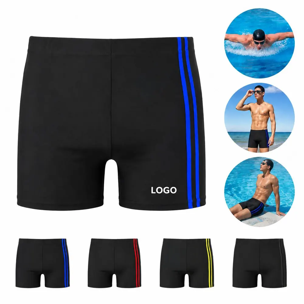 Men's Quick-Dry Swim Trunks with Mesh Lining and Drainage