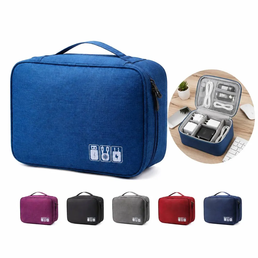 Waterproof Electronics Organizer Pouch for Travel & Daily 2