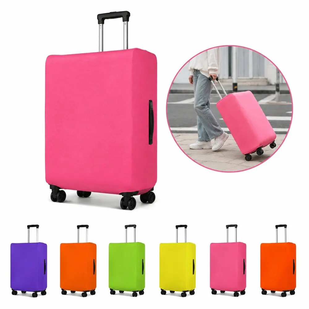 Scratchproof Non-Woven Luggage Cover with Elastic Hem 2