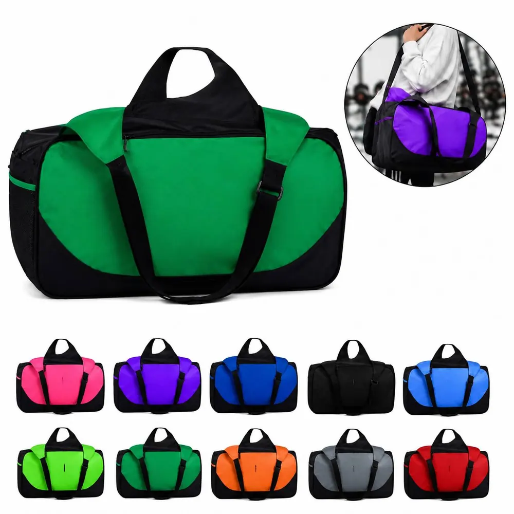 Water-Resistant Yoga Duffel Bag with Mat Holder 2