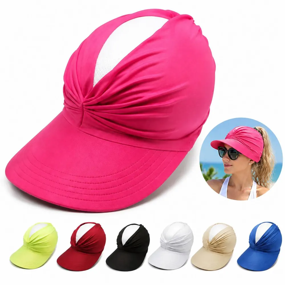 Adjustable Wide Brim Visor Hat for Sun Protection 2