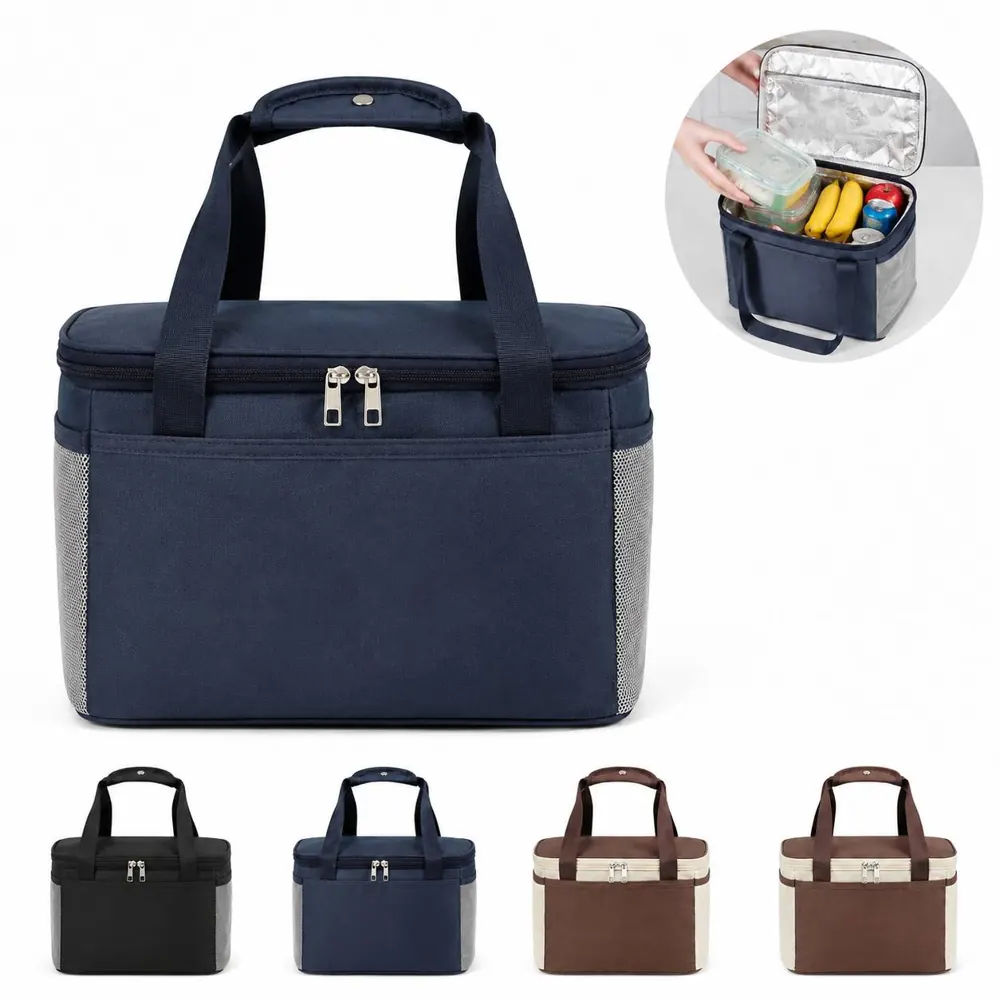 Insulated Oxford Lunch Cooler Soft Thermal Bag for Work 2
