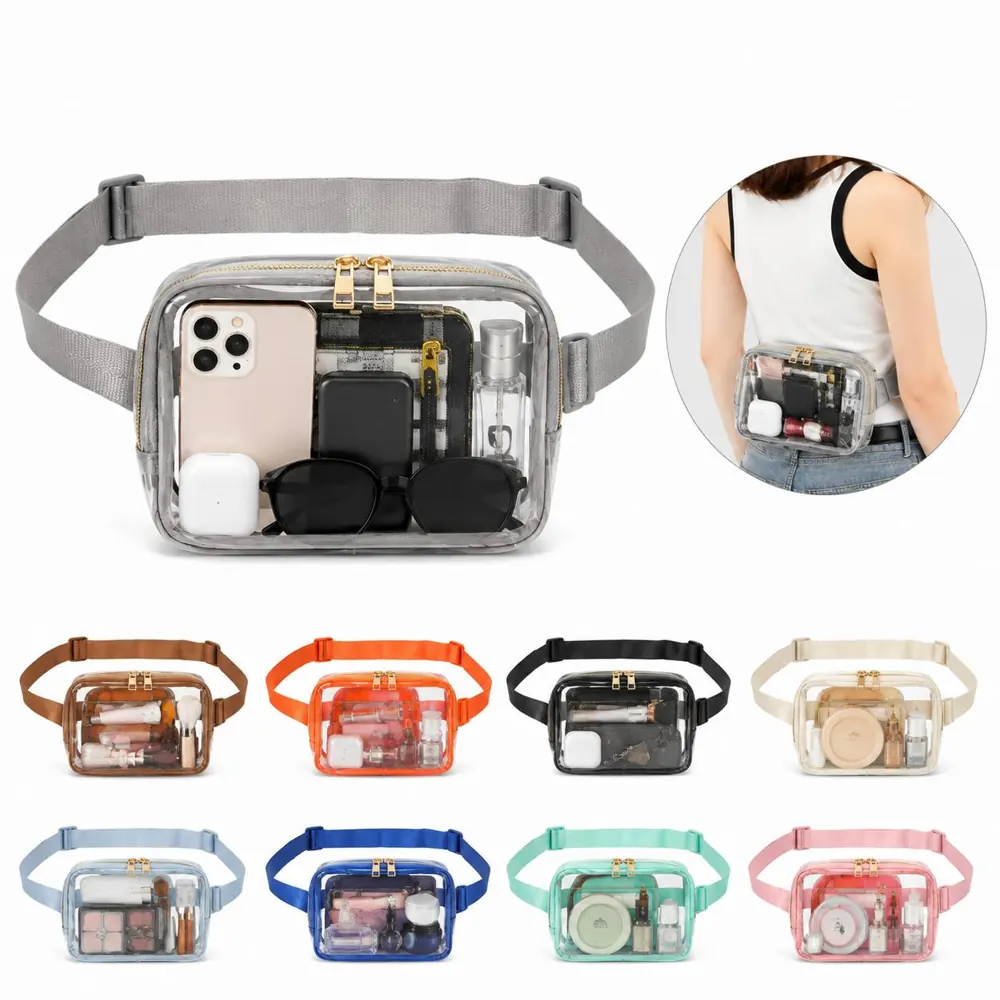 Waterproof Clear Fanny Pack Crossbody Bag for Concerts 2