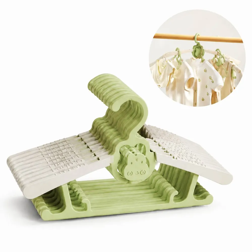 Adjustable Stackable Baby Hangers for Infant Clothes 2