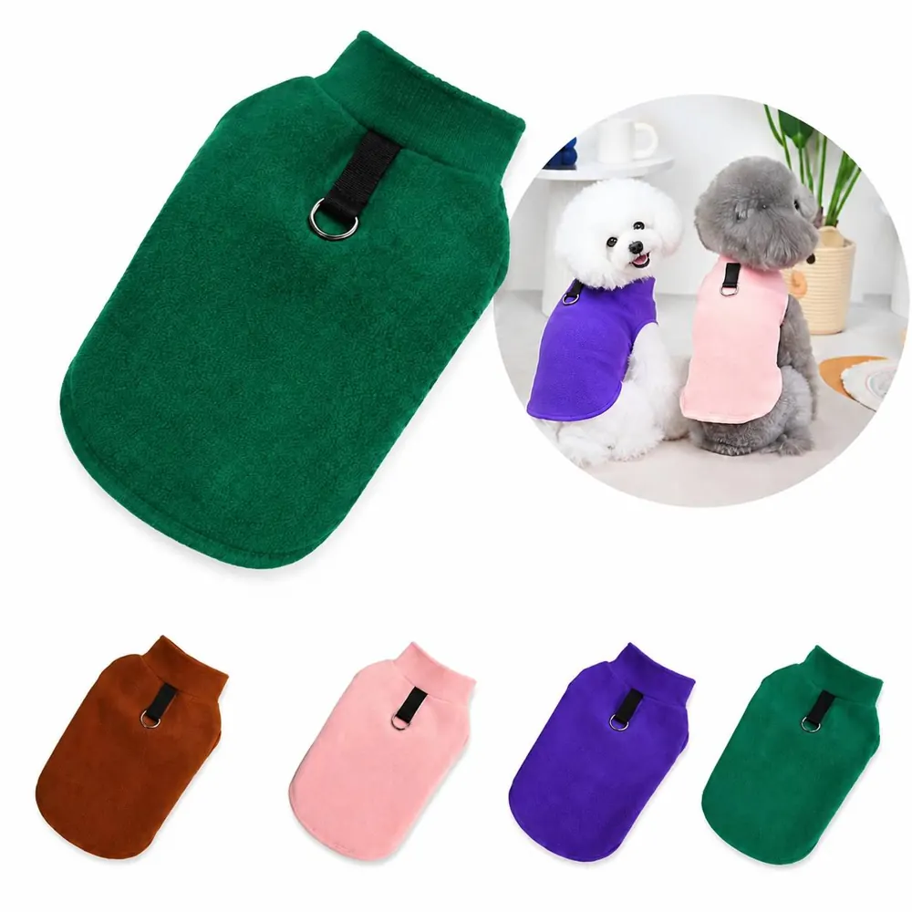 Waterproof Fleece Dog Vest, Adjustable Lightweight Warm Wear 2