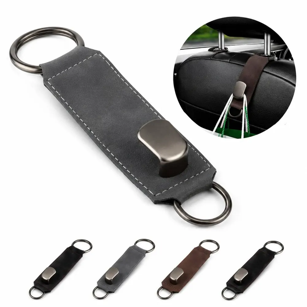 Heavy Duty Car Seat Hook for Headrest, Non-Slip Storage 2