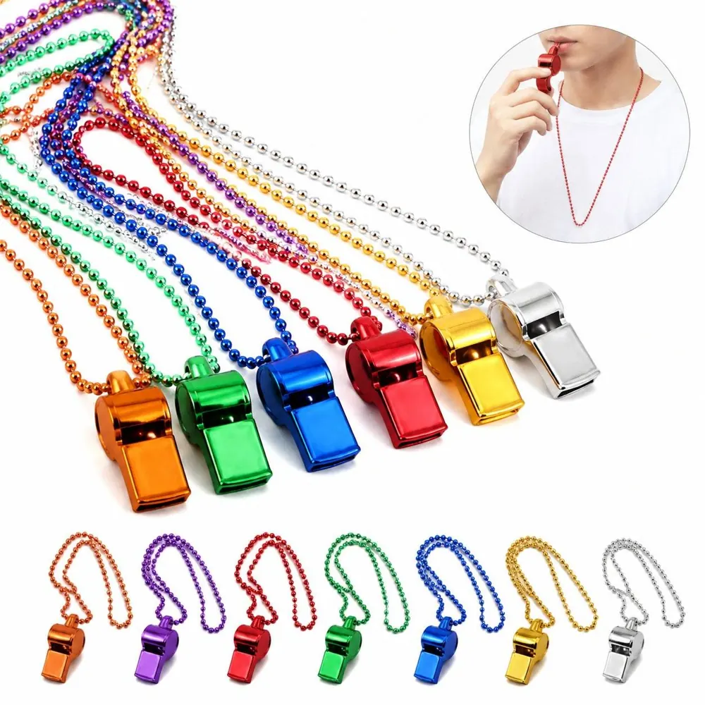ABS Whistle Necklace with Lanyard for Outdoor Safety 2