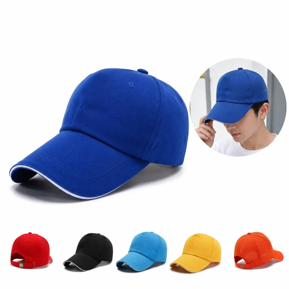 Breathable Polyester Cotton Baseball Cap with Adjustable 2