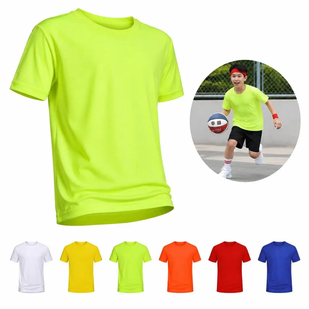 Unisex Quick-Dry Performance T-Shirt for Youth and Adults 2