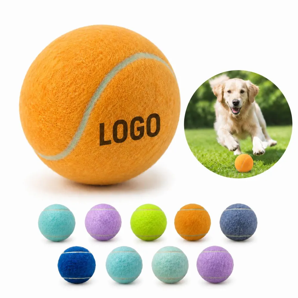 Durable Non-Toxic High Bounce Pet Tennis Balls for Dogs