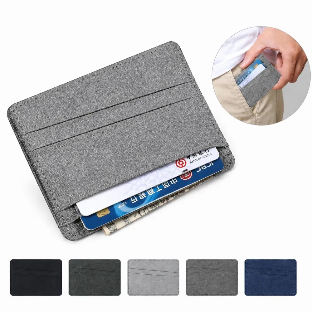 Slim 3-Slot Card Wallet Minimalist Credit Card Holder 2