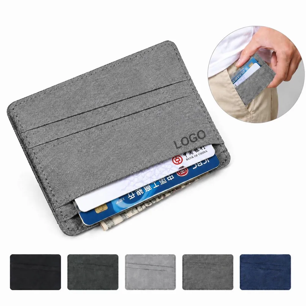 Slim 3-Slot Card Wallet Minimalist Credit Card Holder