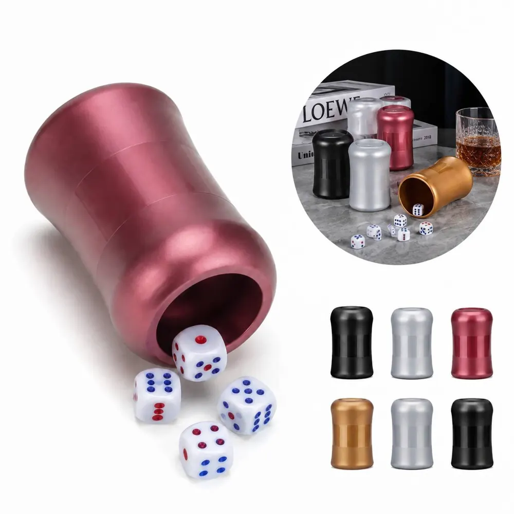 Shatterproof Plastic Dice Cup for Fair Rolling, Compact 2