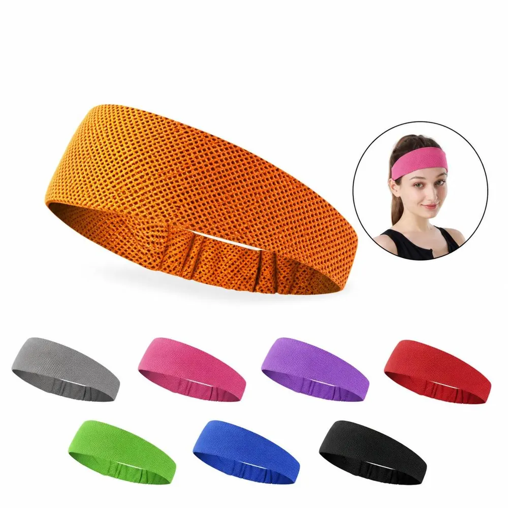 Breathable Mesh Sports Headband Non-Slip Stretchy 2
