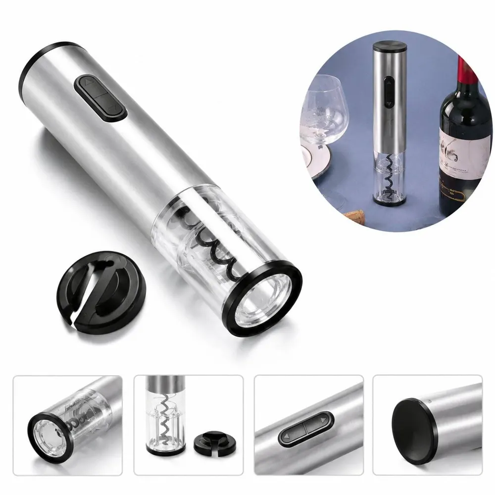 Cordless Electric Wine Opener with One-Touch Automatic 2