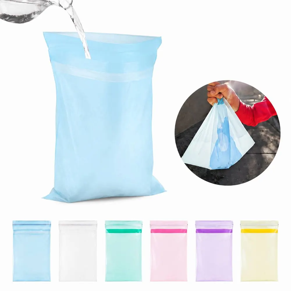 Disposable 3000ML Leak-Proof Vomit Bag with Adhesive Strip 2