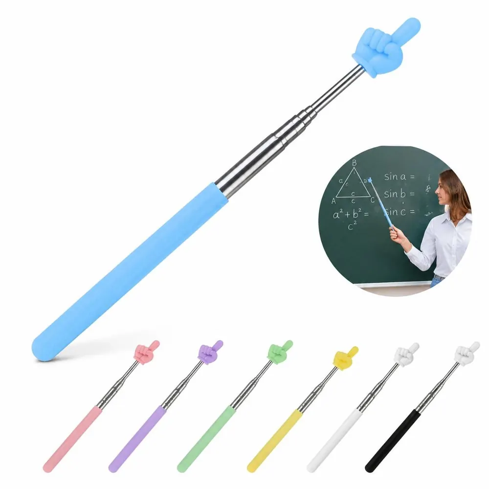 Retractable Stainless Steel Teacher Pointer for Classroom 2