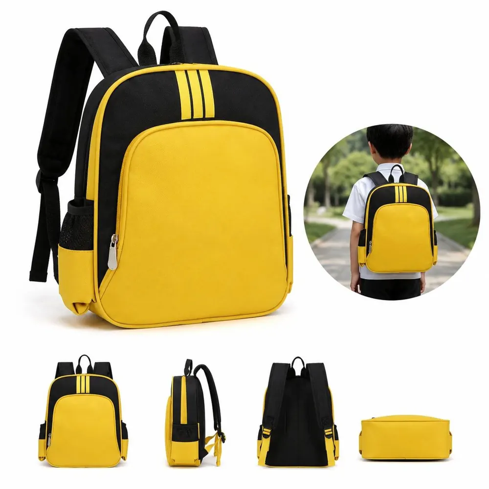 Kids Nylon Backpack Schoolbag with Padded Straps 2