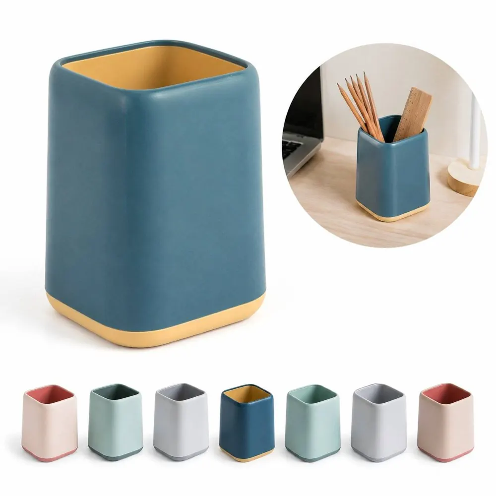 Eco-Friendly Two-Color Pen Holder for Desk Organization 2