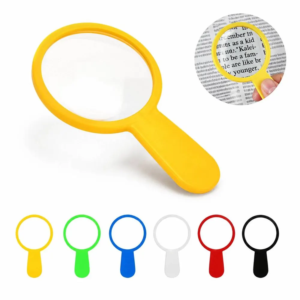 Flexible PVC Bookmark Magnifier 3X for Reading Small Text 2