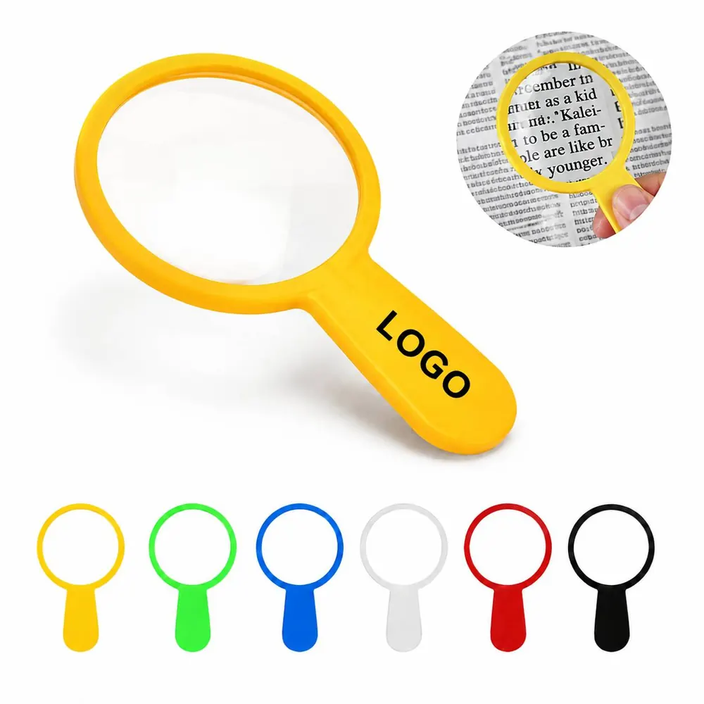 Flexible PVC Bookmark Magnifier 3X for Reading Small Text